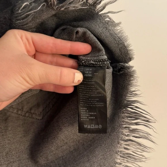 Free People Bailey Frayed Denim Skirt ASO Miranda Lambert - Picture 9 of 10